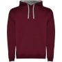 Roly Urban frfi kapucnis pulver, Maroon, Marl Grey