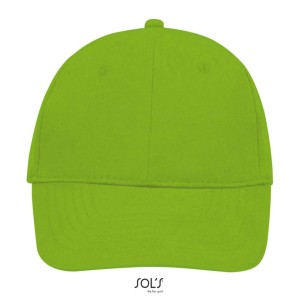Sols Buffalo 6 paneles baseballsapka, Lime