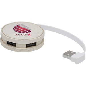 Kenzu szalma USB eloszt, natr (vezetk, eloszt, adapter, kbel)