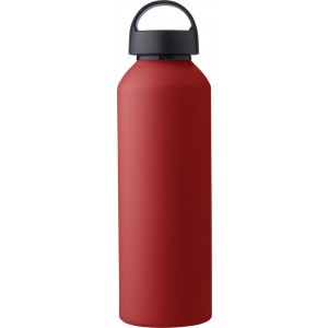 jrahasznostott alumnium palack, 800 ml, piros (vizespalack)